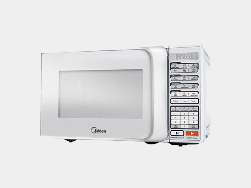 Forno de micro-ondas Midea MTAS2 com Display digital e Menu CHEF - 20 L