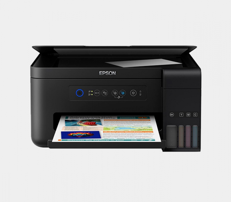 Multifuncional Tanque de Tinta Epson EcoTank L4150 Wireless - Impressora, Copiadora, Scanner