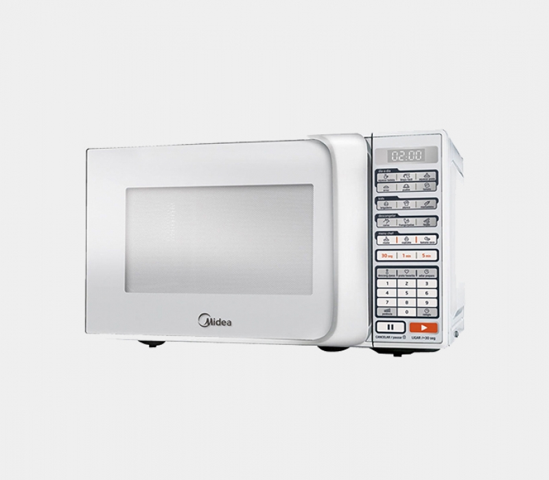 Forno de micro-ondas Midea MTAS2 com Display digital e Menu CHEF - 20 L